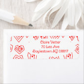 Valentijnse versie Mazes Etiket (Insitu)