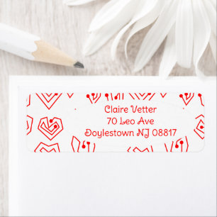 Valentijnse versie Mazes Etiket