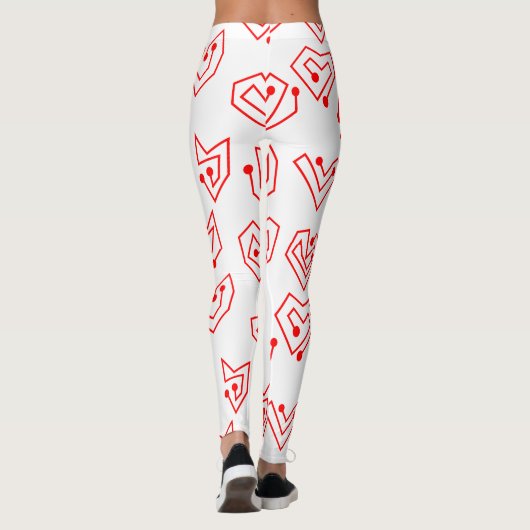 Valentijnse versie Mazes Leggings (Achterkant)