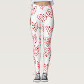 Valentijnse versie Mazes Leggings (Voorkant)