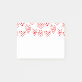 Valentijnse versie Mazes Post-it® Notes (Voorkant)