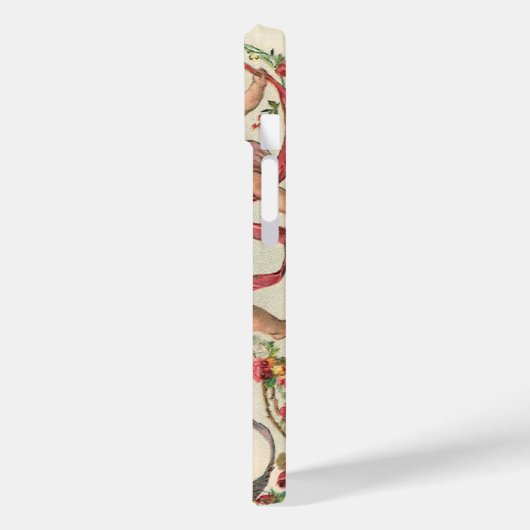 Valentijnse , Victoriaans engelen Cherubs hart Case-Mate iPhone Case (Achterkant / Links)