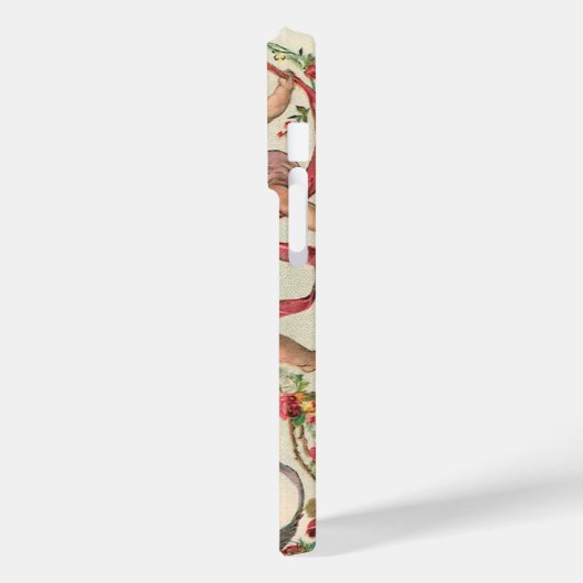 Valentijnse , Victoriaans engelen Cherubs hart Case-Mate iPhone Case (Achterkant / Links)