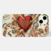Valentijnse , Victoriaans engelen Cherubs hart Case-Mate iPhone Case (Achterkant (horizontaal))