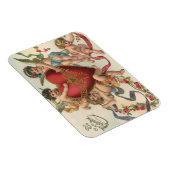  Valentijnse , Victoriaans engelen Cherubs hart Magneet (Rechterzijde)