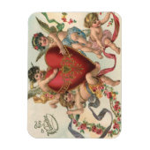  Valentijnse , Victoriaans engelen Cherubs hart Magneet (Verticaal)