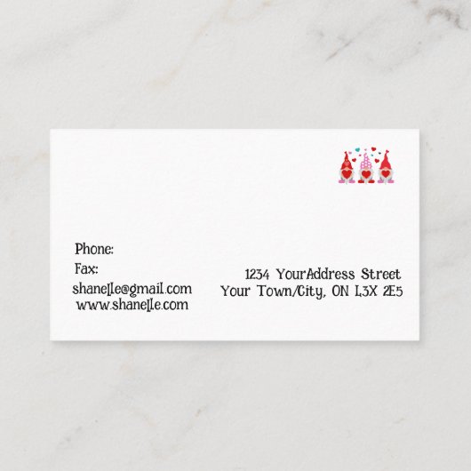 Valentijnse Visitekaartje (Achterkant)