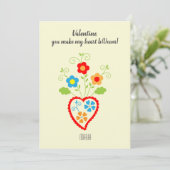 Valentijnse volkshuisvesting van Portugal Feestdagenkaart (Staand voorkant)