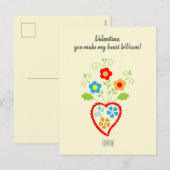 Valentijnse volkshuisvesting van Portugal Feestdagenkaart (Voorkant / Achterkant)