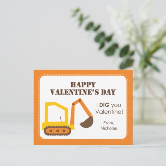 Valentijnse voor het didactisch rekenkamer feestdagenkaart (Staand voorkant)