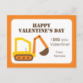 Valentijnse  voor het didactisch rekenkamer feestdagenkaart (Voorkant)