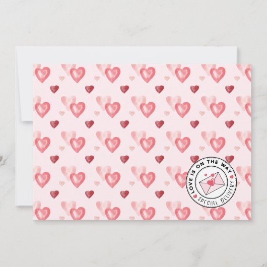 Valentijnse Vrachtwagen voor speciale levering, Re Notitiekaartje (Achterkant)