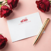 Valentijnse Vrachtwagen voor speciale levering, Re Notitiekaartje