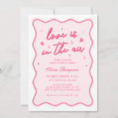 Valentijnse Vrijgezellenfeest Liefde is in de luch Kaart (Voorkant)