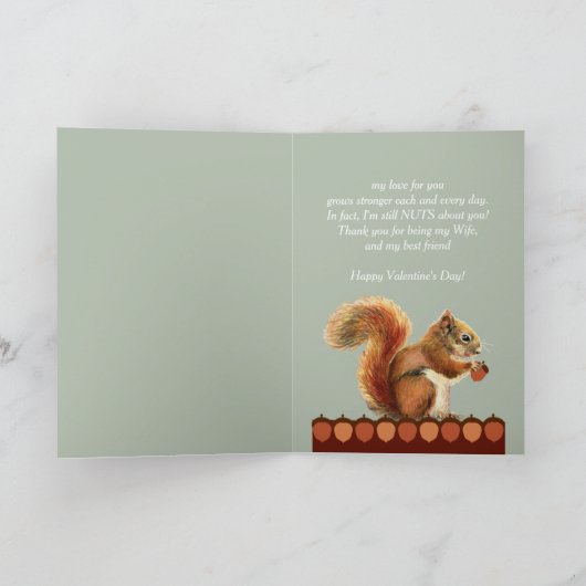 Valentijnse vrouw vriend doet nog steeds niets ove kaart (Binnen)