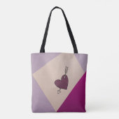 Valentijnse vrouwen tote bag (Achterkant)