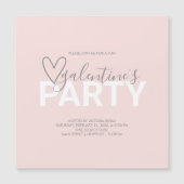 Valentijnse Waterverf Galantine Birthday Party (Voorkant)