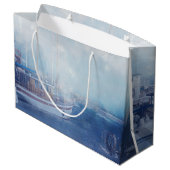 Valentijnse Waterverf Nautical "Love" Groot Cadeauzakje (Achterkant Gekanteld)