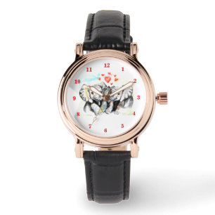 Valentijnse ❤ - Waterverf schilderen Horloge