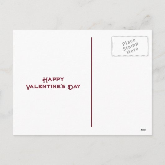 Valentijnse Waterverf vogels Feestdagenkaart (Achterkant)