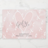Valentijnse XOXO Girl's Brunch Sparkling Wijnetiket (Enkel label)