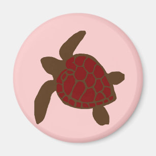 Valentijnse zee schildpad magneet