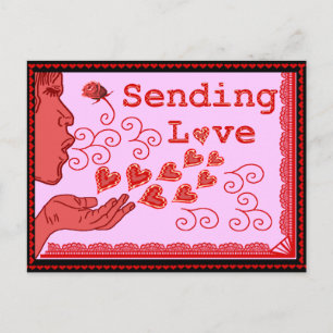 Valentijnse zoete verjaardag vermist je liefde feestdagenkaart