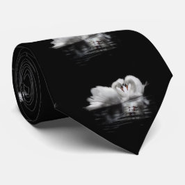 Valentijnse zwanen stropdas