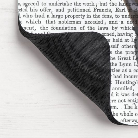 Valentijnse zwarte kat muismat (Hoek)