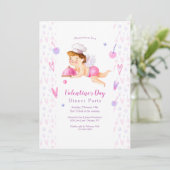 Valentijnsetentje Uitnodiging (Staand voorkant)