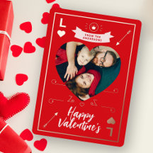 Valentijnsfamiliefoto Hart en Liefde Rood Roze