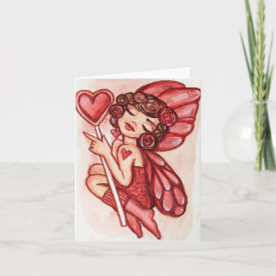 Valentijnsfee Kaart