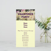 Valentijnsfeest Aangepaste Uitnodigingen Rhododend (Staand voorkant)