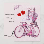 valentijnsfeest feestdagenkaart (Voorkant / Achterkant)