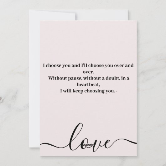 valentijnsfeest feestdagenkaart (Achterkant)