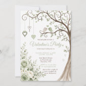 Valentijnsfeest in Saliegroen Kaart (Voorkant)