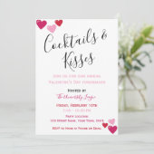 Valentijnsfeest Uitnodiging (Staand voorkant)