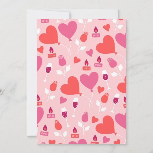 Valentijnsfeest Uitnodiging (Achterkant)