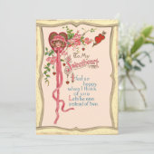 Valentijnsgedicht Feestdagenkaart (Staand voorkant)