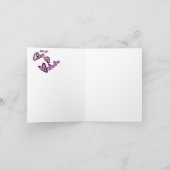 Valentijnsgrafitti Feestdagen Kaart (Binnen)