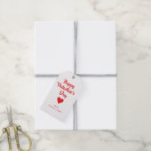 Valentijnshart-cadeaubijslags Cadeaulabel (Met Touw)