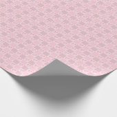Valentijnshart Check Patroon Inpakpapier (Hoek)