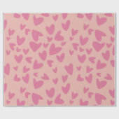 Valentijnshart inpakpapier (Vlak)