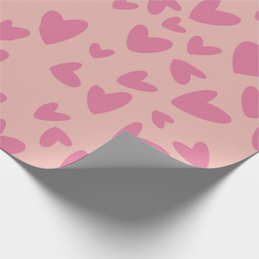 Valentijnshart inpakpapier (Hoek)