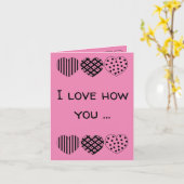 Valentijnshart  kaart (Gele Bloem)