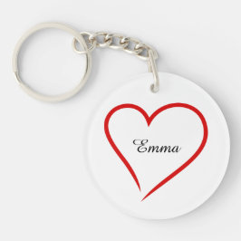 Valentijnshart Liefde Sleutelhanger