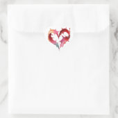 Valentijnshart Liefde Sticker (Tas)