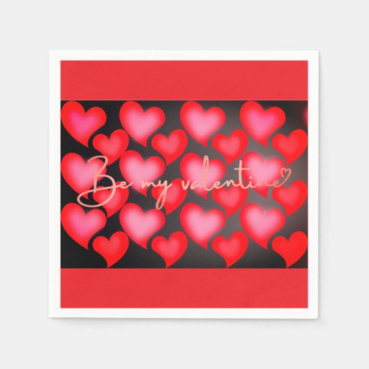 Valentijnshart mok servet (Voorkant)