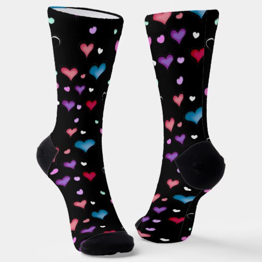 Valentijnshart Sokken (Gebogen)