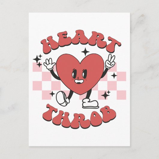 Valentijnshart Trots Briefkaart (Voorkant)